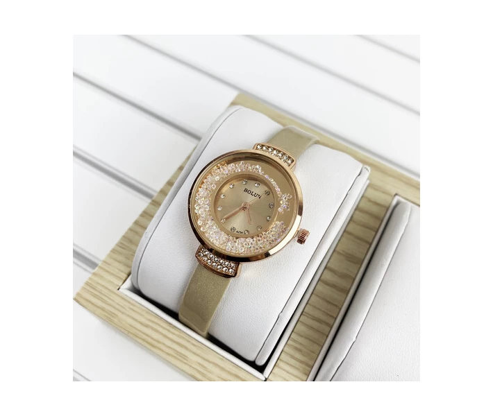 Фото - наручные часы Женские часы Bolun 5533L Beige-Gold