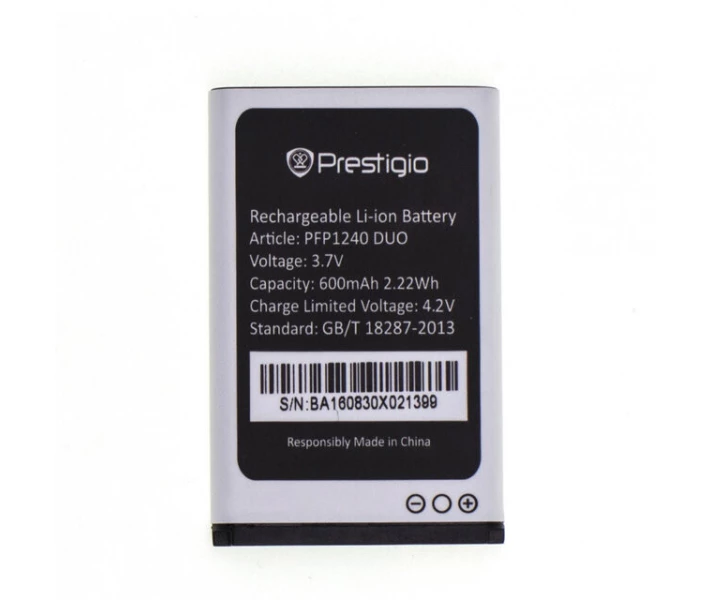 Фото - аккумулятор к смартфону Аккумулятор к телефону Prestigio PFP 1240 600mAh