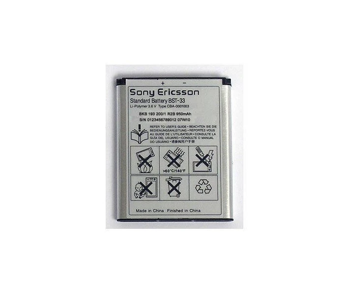 Фото - аккумулятор к смартфону Аккумулятор BST-33 для Sony Ericsson T700, T715, U1, U10 Aino, V800, W100, W205, W300i, 1000 мАч