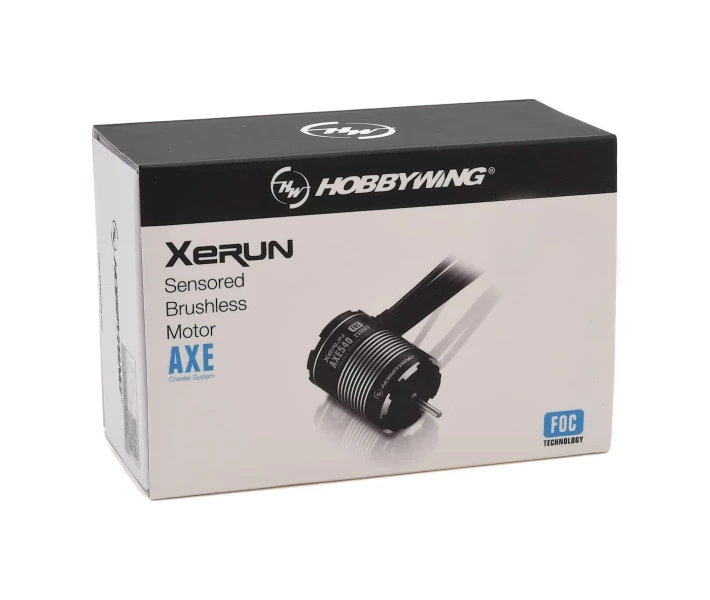 Фото - запчасть для радиоуправляемой модели Мотор FOC сенсорный HOBBYWING XERUN AXE540 3650 1800KV для краулеров