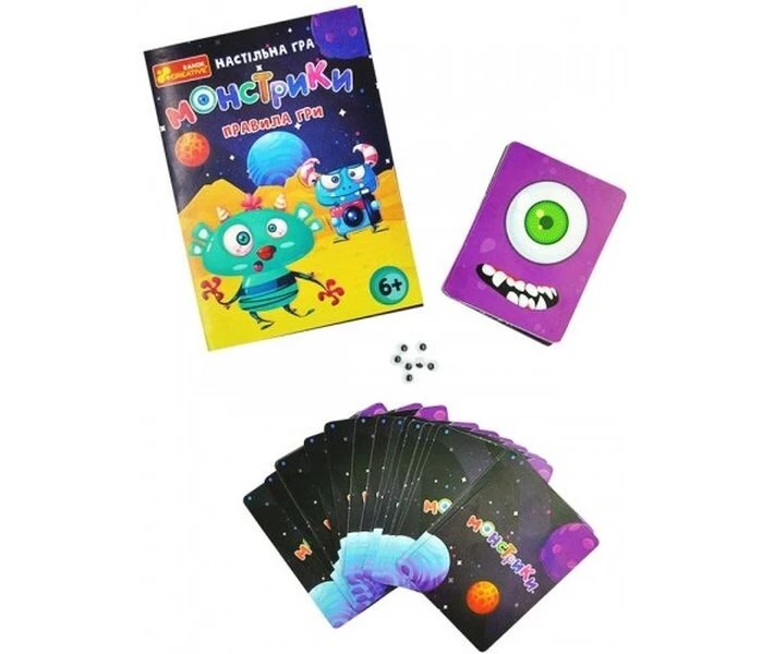 Фото - настольную игру Настольная игра "Монстрики" Ranok-Creative разноцветный (12120077У)