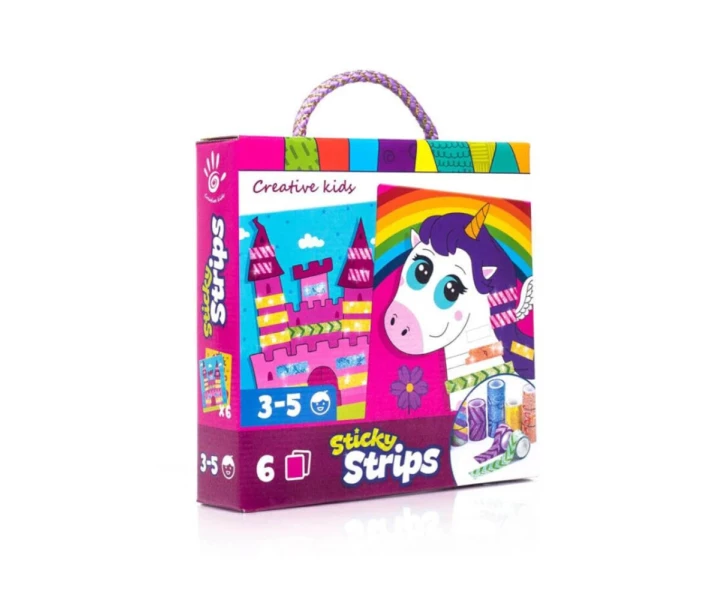 Фото - набор для творчества Набор для творчества "Sticky strips. Единорог" Vladi Toys разноцветный (VT4433-03)