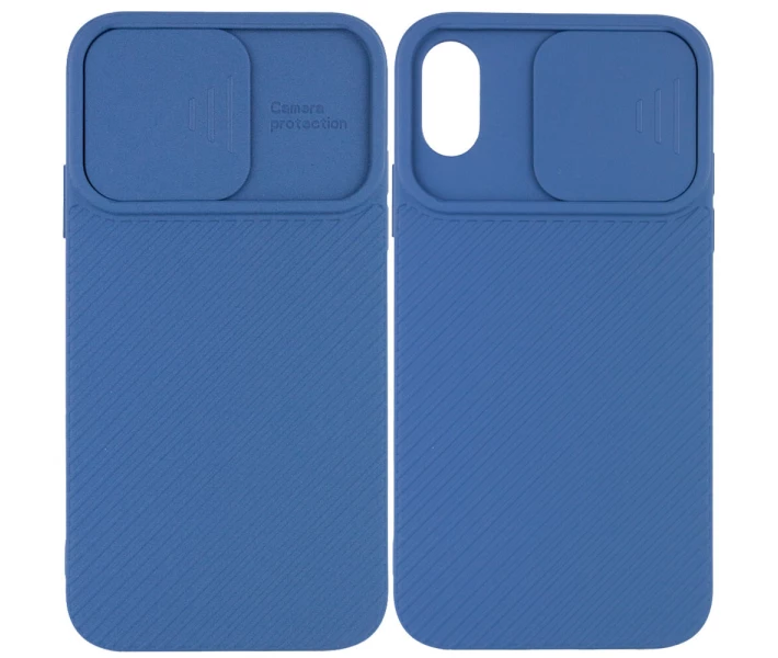 Фото - чехол для смартфона Чехол Camshield Square TPU со шторкой для камеры для Apple iPhone XR (6.1") Синий (163590)