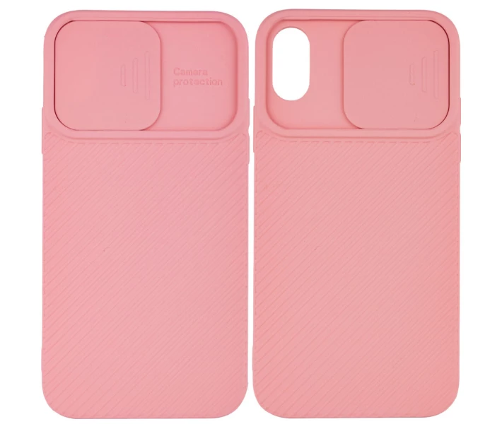 Фото - чехол для смартфона Чехол Camshield Square TPU со шторкой для камеры для Apple iPhone X / XS (5.8") Rose Gold (163570)