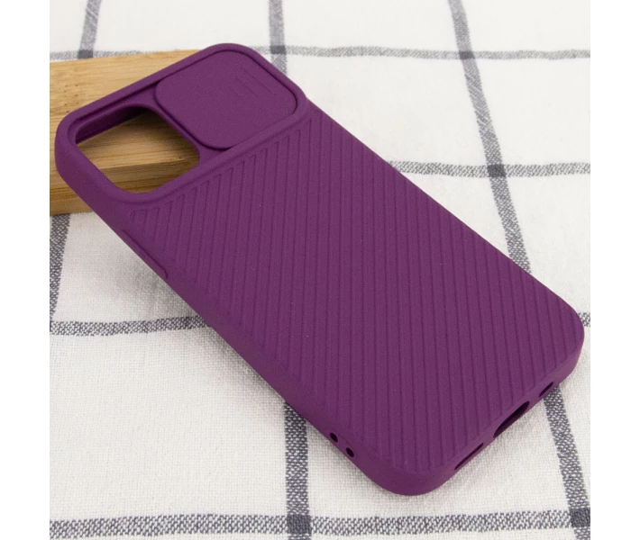 Фото - чехол для смартфона Чехол Camshield Square TPU со шторкой для камеры для Apple iPhone 12 mini (5.4") Фиолетовый (163483)