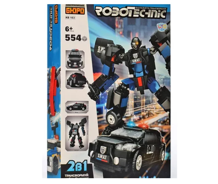 Фото - детский конструктор Конструктор 2в1 Limo Toy синий (KB 163)