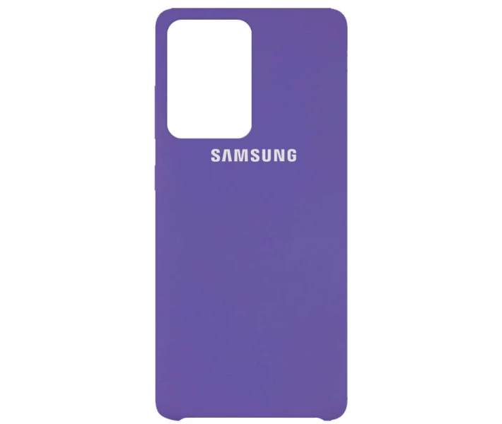 Фото - чехол для смартфона Чехол Silicone Cover (AAA) для Samsung Galaxy S20 Ultra Сиреневый / Elegant Purple (158891)
