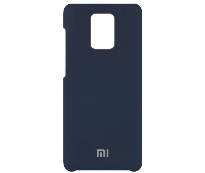 Фото - чехол для смартфона Чехол Silicone Cover (AAA) для Xiaomi Redmi Note 9 Pro Синий / Midnight blue (158951)