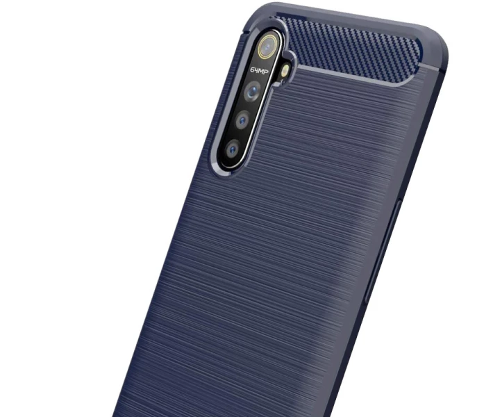 Фото - чехол для смартфона TPU чехол Slim Series для Realme 6 Синий (127364)