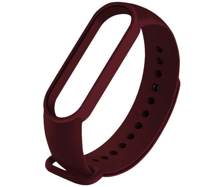 Фото - аксессуар к смарт-чсасам Силиконовый ремешок для Xiaomi Mi Band 3/4 Бордовый/Burgundy (162972)