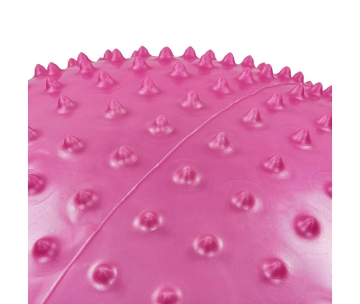 Фото - фитбол Мяч для фитнеса (фитбол) массажный 55см Body Sk BB-003-22-DN (PVC,1200г,+DVD,+насос, ABS технология, розовый)