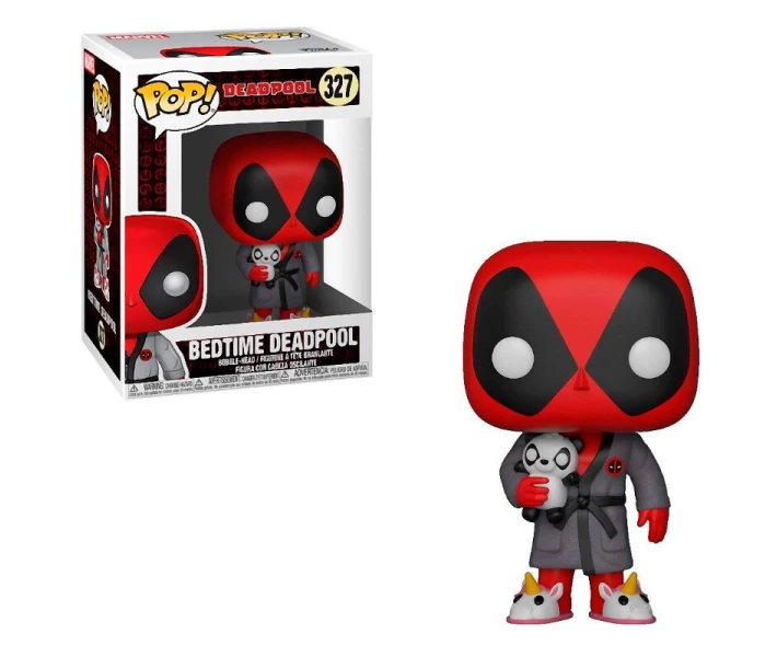 Фото -  Фигурка Funko POP! Deadpool Playtime - Дэдпул в халате, виниловая фигура, 12см ПВХ