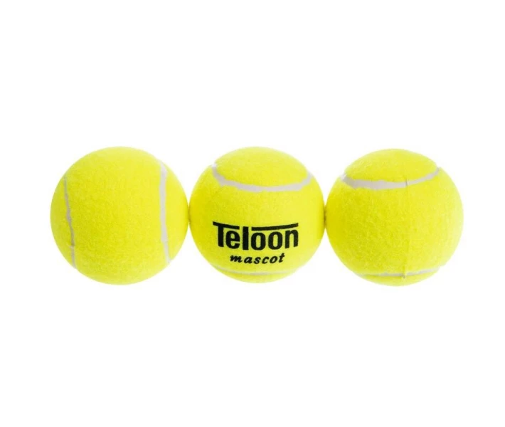 Фото -  Мяч для большого тенниса TELOON MASCOT (3шт) T801