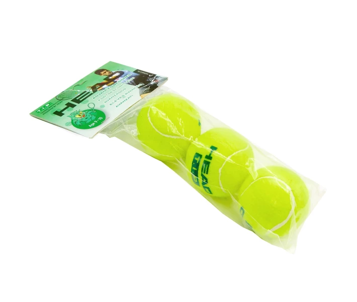 Фото -  Мяч для большого тенниса HEAD TIP GREEN (3шт) 578233