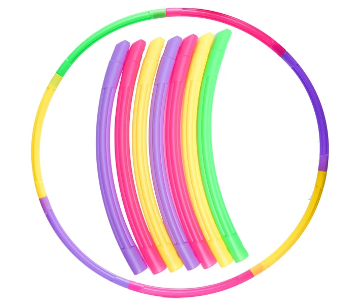 Фото - обруч хулахуп Обруч складной Хула Хуп Hula Hoop FI-337 (пластик, 7 секций, d-71см)