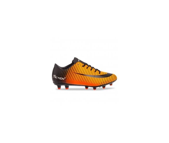 Фото - бутс Бутсы футбольная обувь детская Pro Action VL17562-TPU-30-37-BKO BLACK/ORANGE размер 30-37 (верх-TPU, подошва-RB, черный-оранжевый)
