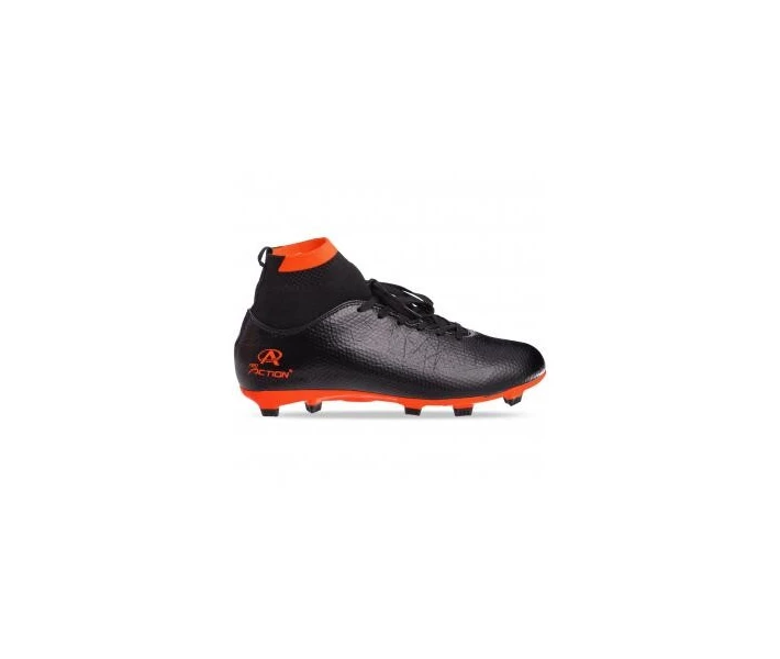 Фото - бутс Бутсы футбольная обувь с носком Pro Action PRO-1000-1 BLACK/ORANGE размер 40-45 (верх-TPU, подошва-TPU, черный-оранжевый)