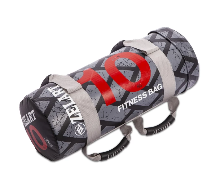Фото - мешков для кроссфита Мешок для кроссфита и фитнеса FI-0899-10 Power Bag (PVC, нейлон, вес 10кг, черный-красный)