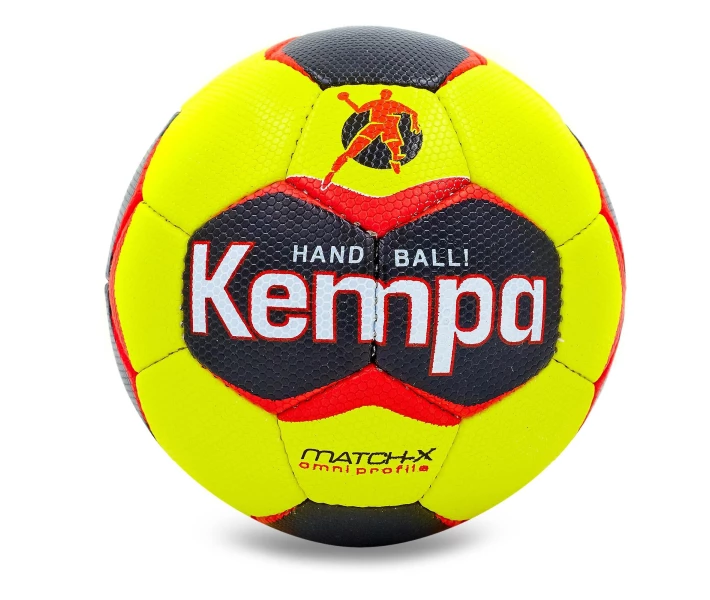 Фото - мячик Мяч для гандбола KEMPA, BALLONSTAR HB-5408-2 (PU, р-р 2, сшит вручную, желтый-черный)