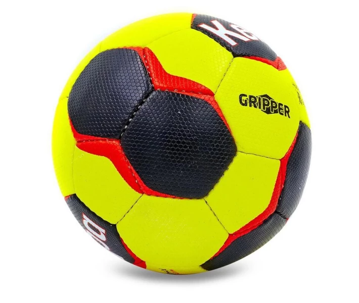 Фото - мячик Мяч для гандбола KEMPA, BALLONSTAR HB-5408-2 (PU, р-р 2, сшит вручную, желтый-черный)