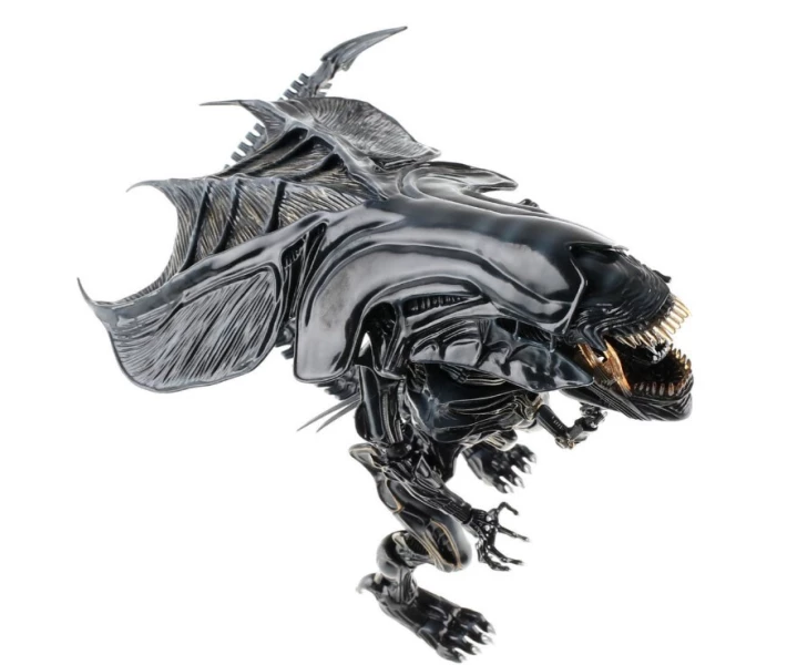 Фото -  Фигурка Aliens Alien Queen, гибридная металлическая фигура фигурка Чужих - Королева пришельцев 18 см