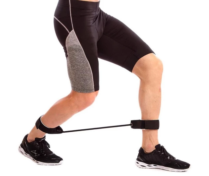 Фото - эспандер Латеральный амортизатор для ног SP-Planeta Ankle Speed Bands T230 (латекс, полиэстер,синтетический войлок, размер жгута-250х10х4мм)