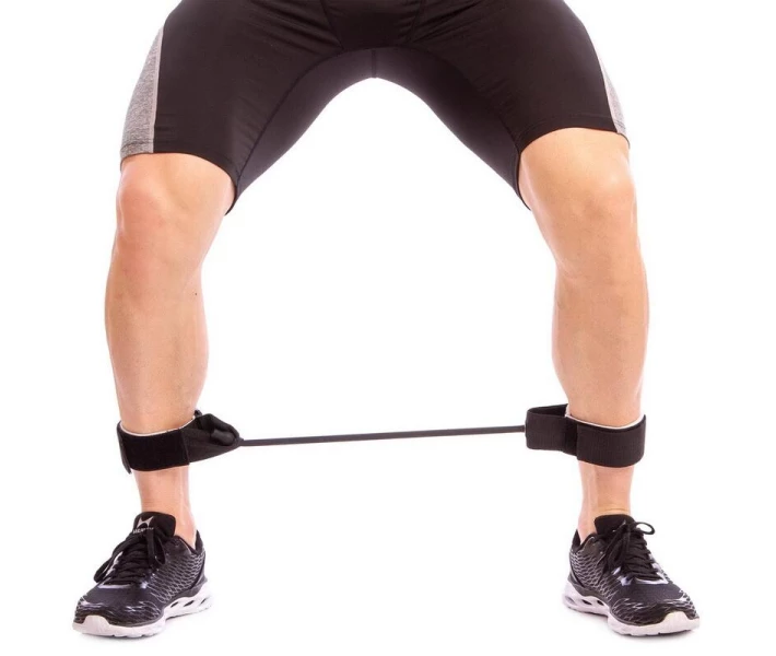 Фото - эспандер Латеральный амортизатор для ног SP-Planeta Ankle Speed Bands T230 (латекс, полиэстер,синтетический войлок, размер жгута-250х10х4мм)