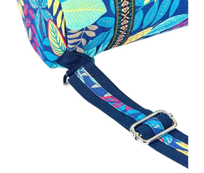 Фото - сумку спортивную и чехол Сумка для йога коврика Yoga bag FODOKO FI-6972-2 темно-синий-голубой.