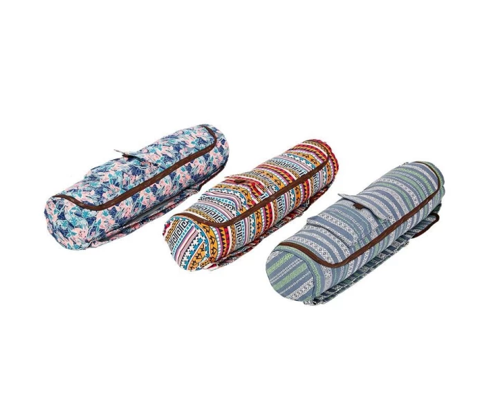 Фото - сумку спортивную и чехол Сумка для йога коврика Yoga bag FODOKO FI-6972-7 Серый-синий