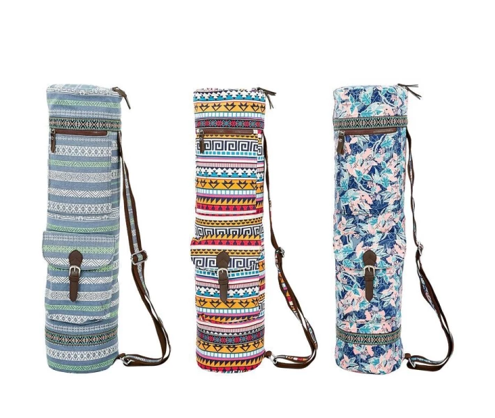 Фото - сумку спортивную и чехол Сумка для йога коврика Yoga bag FODOKO FI-6972-7 Серый-синий