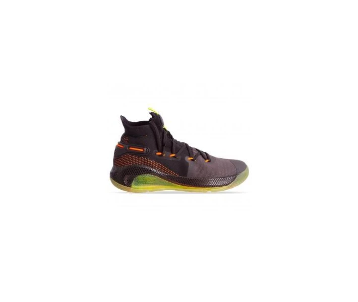 Фото - мужской кроссовок Кроссовки баскетбольные UAR 902G-2 размер 41-45 BLACK/ORANGE черный-салатовый