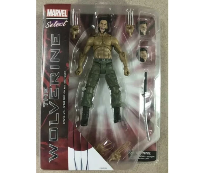 Фото -  Marvel Select Росомаха Marvel X-MEN коллекционные принадлежности 15 см ПВХ