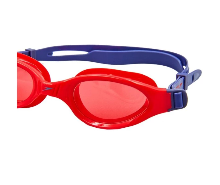 Фото - очки для плавания Очки для плавания детские SPEEDO FUTURA PLUS JUNIOR 809010B860 (поликарбонат, термопластичная резина, силикон, серый-красный)