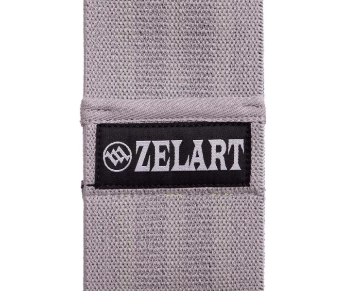 Фото - эспандер Лента сопротивления RESISTANCE LOOP ZELART FI-7200-G (S) полиэстер, латекс, р-р 66x8см, макс.нагрузка 57кг (125lb), серый-черный-салатовый)