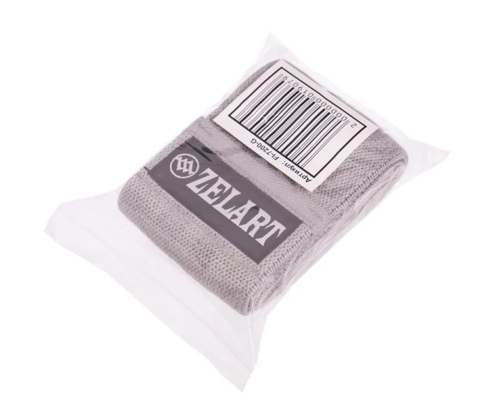 Фото - эспандер Лента сопротивления RESISTANCE LOOP ZELART FI-7200-G (S) полиэстер, латекс, р-р 66x8см, макс.нагрузка 57кг (125lb), серый-черный-салатовый)