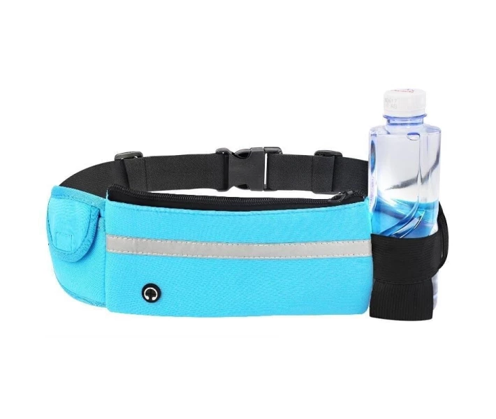 Фото - сумку спортивную и чехол Сумка для бега на пояс RunBag с карманом на бутылку Blue (HbP0506205)
