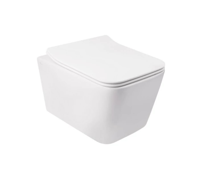 Фото -  Набор Qtap инсталляция Nest QTNESTM425M08SAT + унитаз с сиденьем Crow QT05335170W