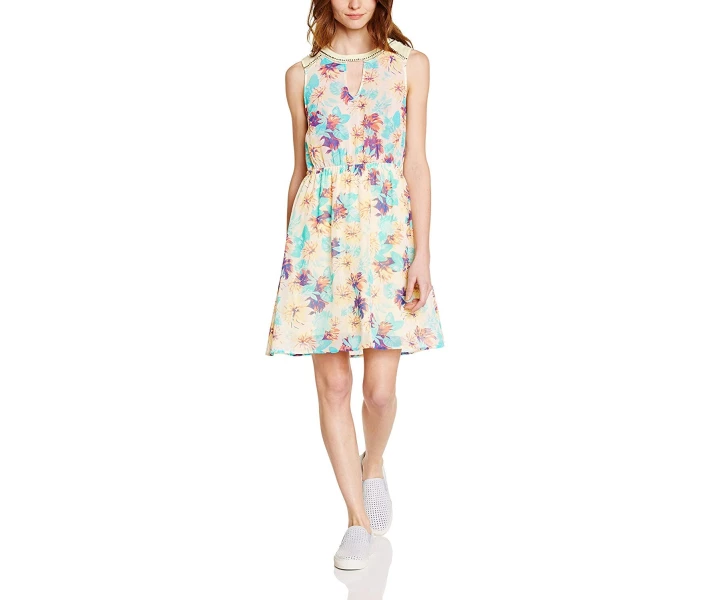 Фото - повседневное платье Платье PL951450BONSAL PEPE JEANS, PL951450BONSAL, Желтый в цветочки, L