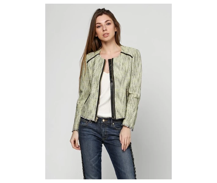 Фото - женский пиджак и жакет Пиджак JG009112 Juicy Couture, JG009112, Желто-белый, XL