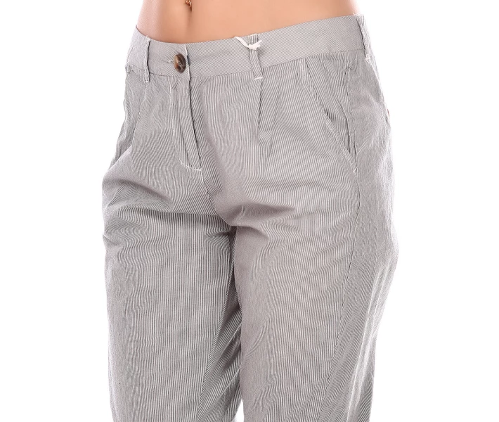 Фото - женские брюки Брюки PL2105168NANI PEPE JEANS, PL2105168NANI, Серый в полоску, 27