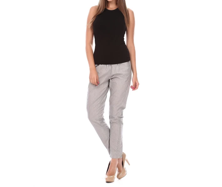 Фото - женские брюки Брюки PL2105168NANI PEPE JEANS, PL2105168NANI, Серый в полоску, 27