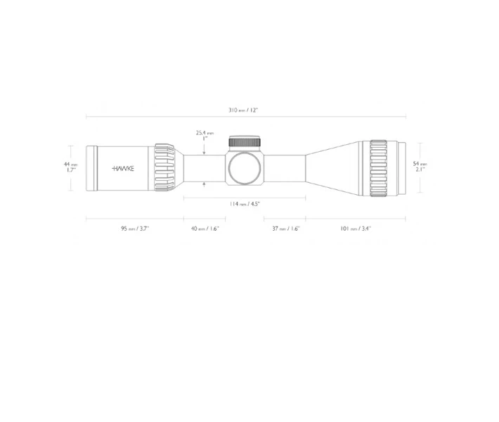 Фото - прицел Прицел оптический Hawke Airmax 3-9х40 c сеткой AMX. 39860046