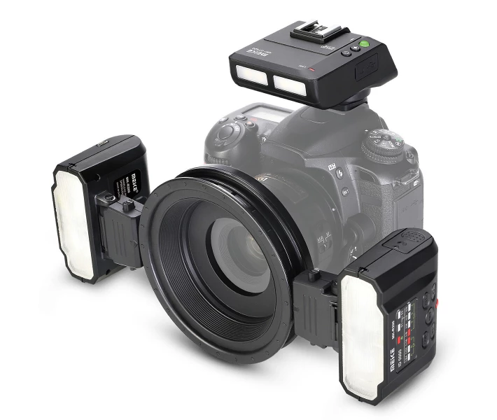Фото - вспышку Автоматическая накамерная макро-вспышка Meike MK-MT24 TTL для Canon