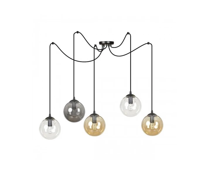 Фото - люстру Подвесной светильник Brendy 5 Black MIX (PL-0001941 M/BL MIX)