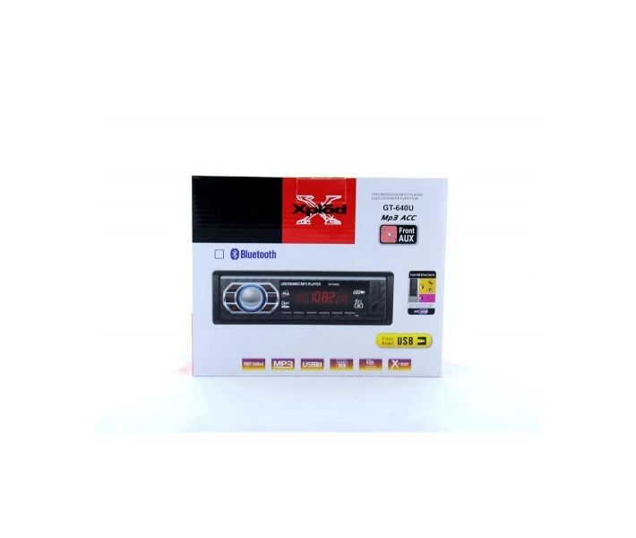 Фото - автомагнитолу Автомагнитола MP3 640U UKC ISO USB AUX магнитола