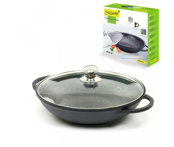 Фото - сковороду Сковорода 32 см Wok Maestro MR-4832