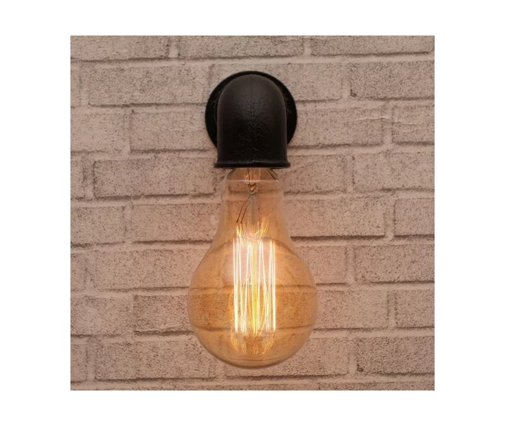 Фото - бра Настенный светильник из труб Erbi Black (WL-0001784 M/BLACK)