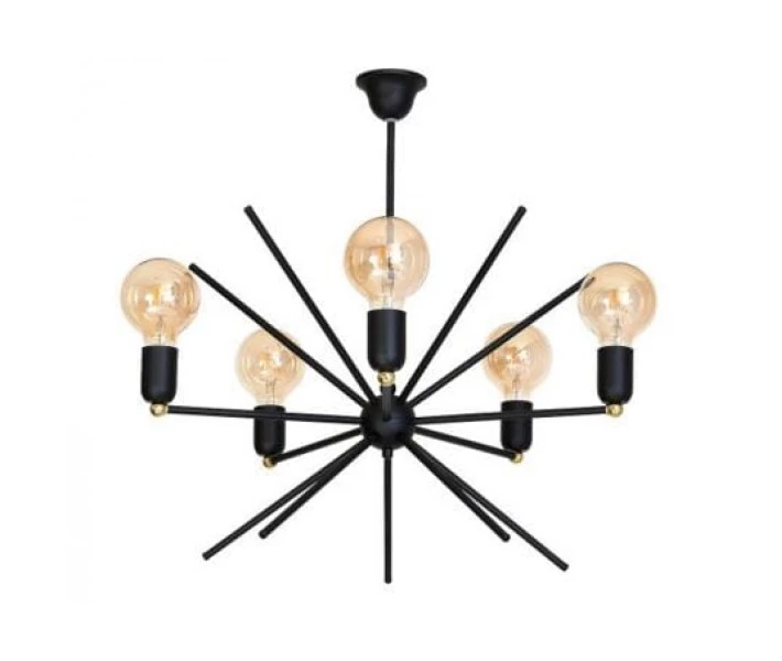 Фото - люстру Люстра Astrai 5 Black (PL-0001569 M/BLACK)