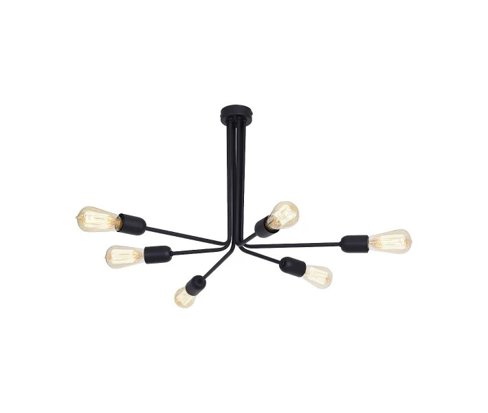 Фото - люстру Люстра Kinkat 6 Black (PL-0001577 M/BLACK)