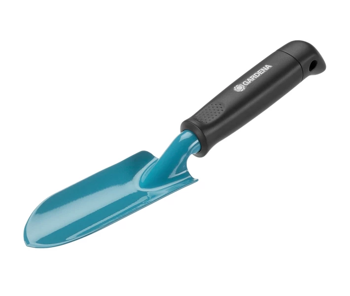 Фото - садового совка и лопатки Совок цветочний узкий Gardena Classic Ergo 6 см (08951-20)